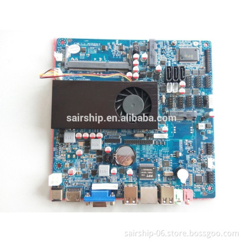 ITX- industrial motherboard 1037 in HM65 chipset with 5COM/ LPT /SIM / LVDS /DC JACK /1037U industrial motherboard POS